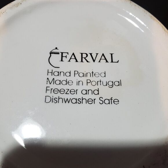 Farval Ceramics Large Pitcher Black & White, Handcrafted In Portugal - Picture 9 of 10